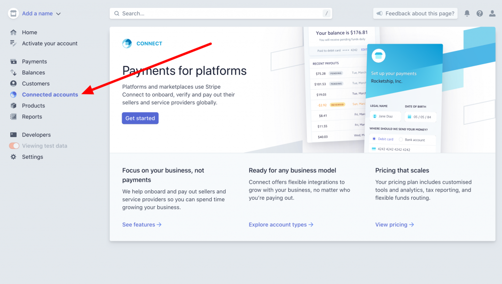 Stripe Dashboard